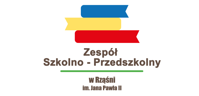 Logo Zespołu Szkolno - przedszkolnego im. Jana Pawła II w Rząśni